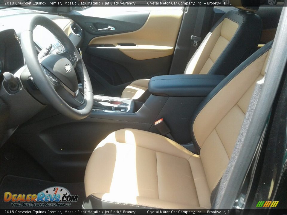 2018 Chevrolet Equinox Premier Mosaic Black Metallic / Jet Black/­Brandy Photo #9