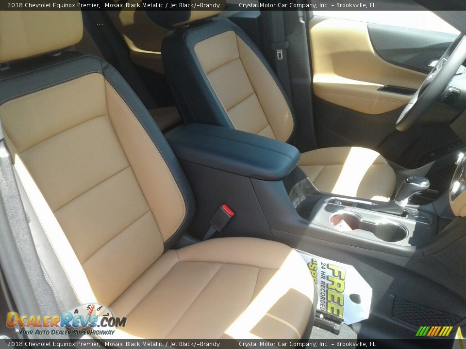 2018 Chevrolet Equinox Premier Mosaic Black Metallic / Jet Black/­Brandy Photo #12