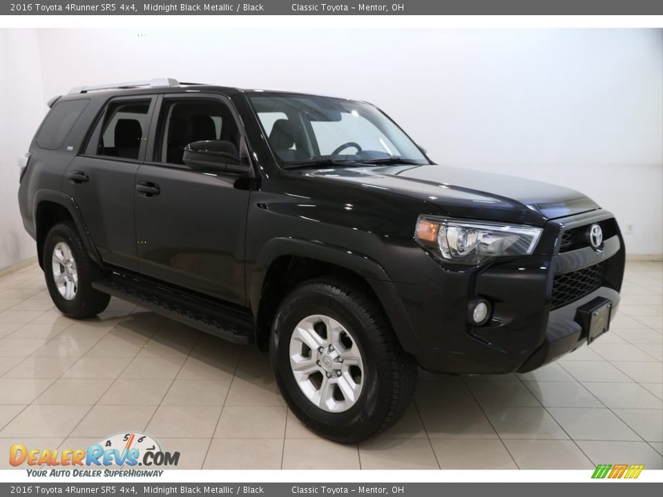 2016 Toyota 4Runner SR5 4x4 Midnight Black Metallic / Black Photo #1