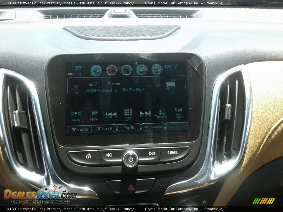 2018 Chevrolet Equinox Premier Mosaic Black Metallic / Jet Black/­Brandy Photo #14