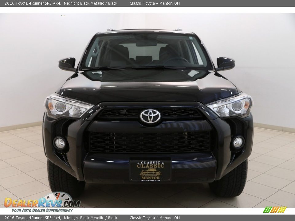2016 Toyota 4Runner SR5 4x4 Midnight Black Metallic / Black Photo #2