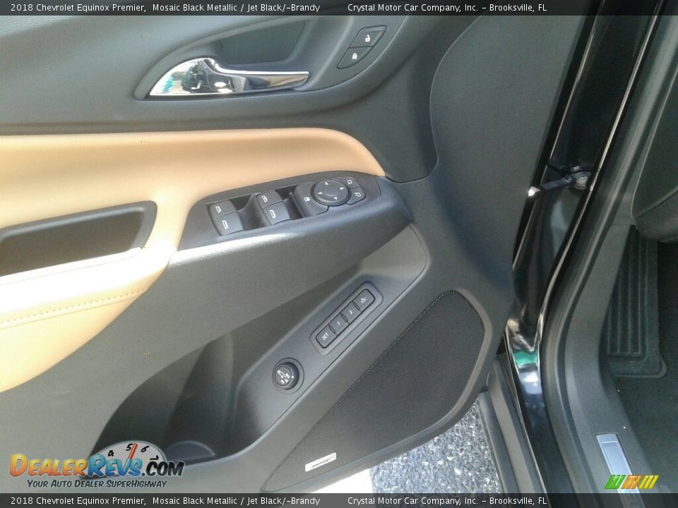 2018 Chevrolet Equinox Premier Mosaic Black Metallic / Jet Black/­Brandy Photo #15