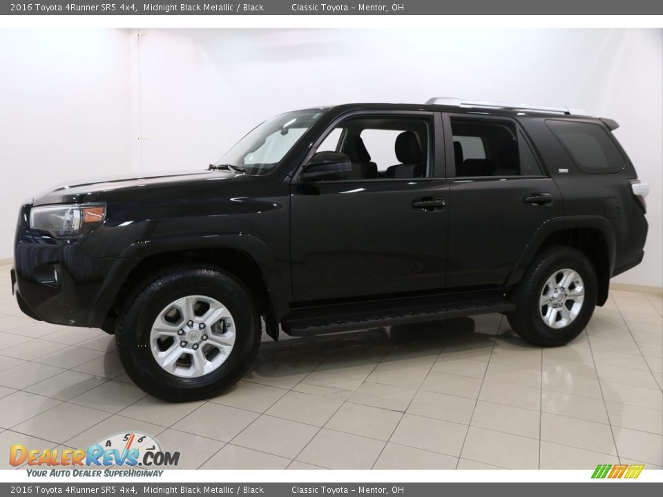 2016 Toyota 4Runner SR5 4x4 Midnight Black Metallic / Black Photo #3
