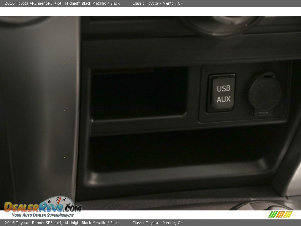 2016 Toyota 4Runner SR5 4x4 Midnight Black Metallic / Black Photo #5