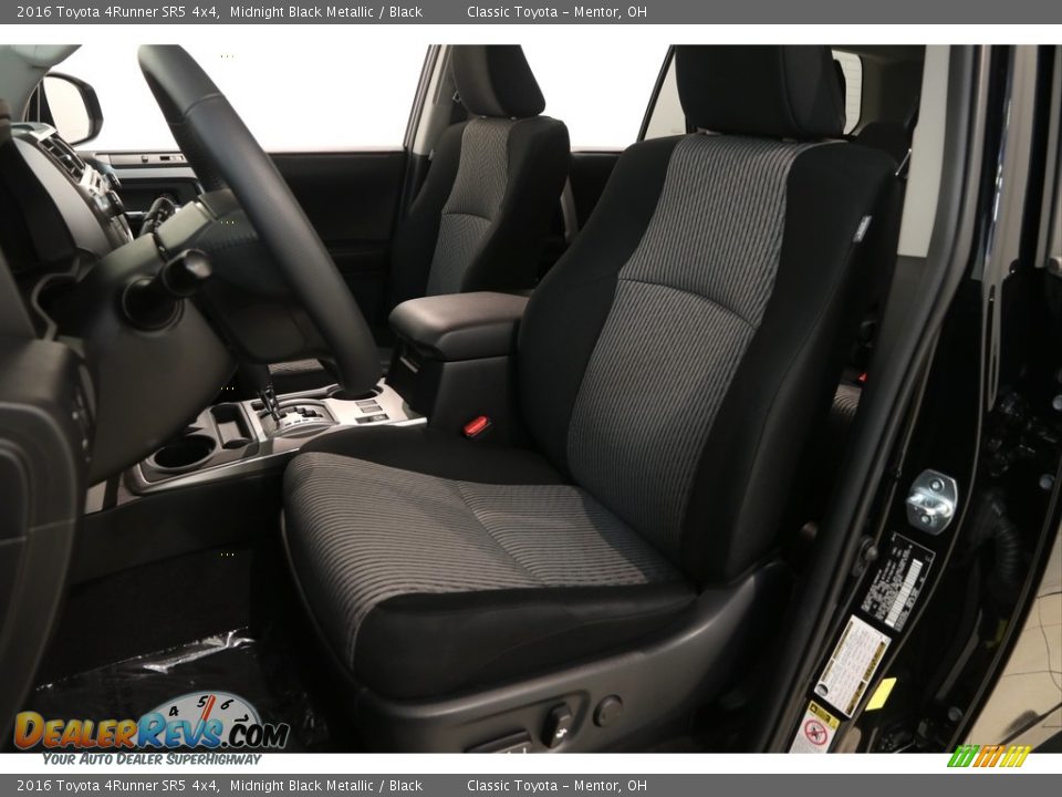 2016 Toyota 4Runner SR5 4x4 Midnight Black Metallic / Black Photo #6