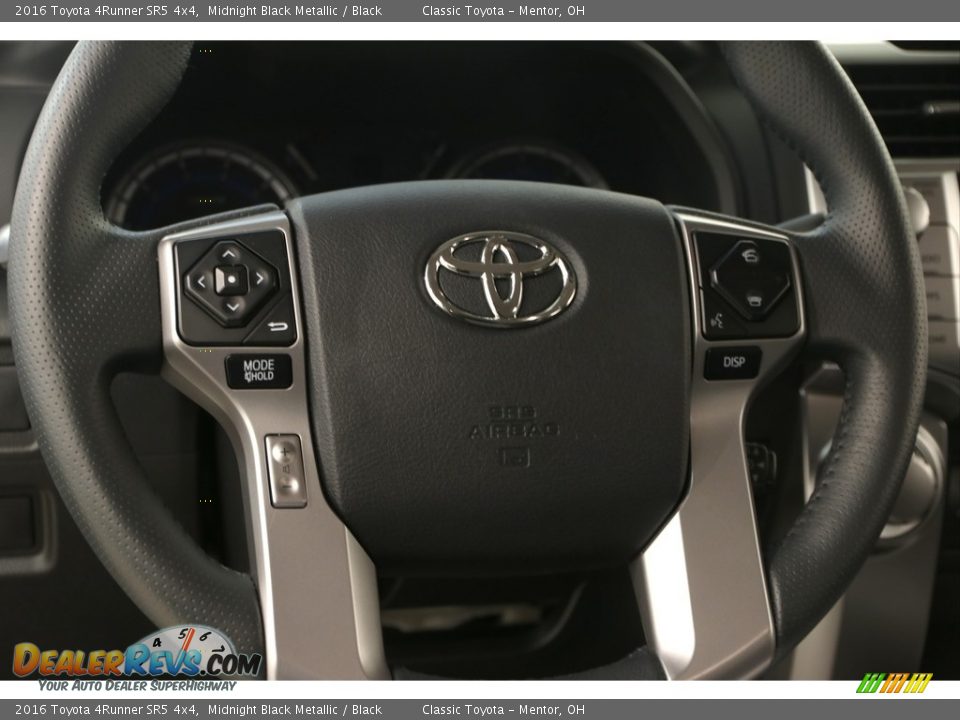 2016 Toyota 4Runner SR5 4x4 Midnight Black Metallic / Black Photo #7