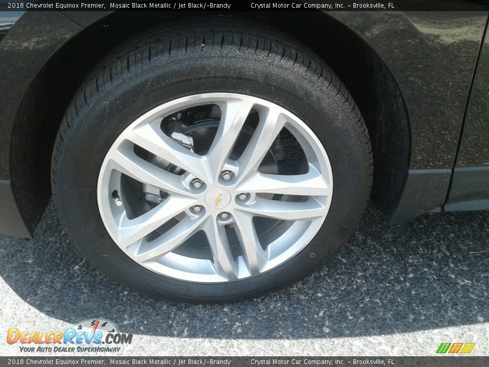 2018 Chevrolet Equinox Premier Mosaic Black Metallic / Jet Black/­Brandy Photo #19