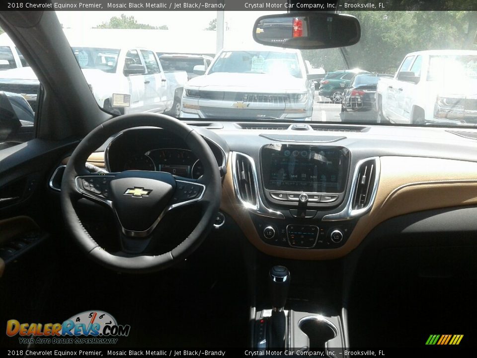 2018 Chevrolet Equinox Premier Mosaic Black Metallic / Jet Black/­Brandy Photo #20