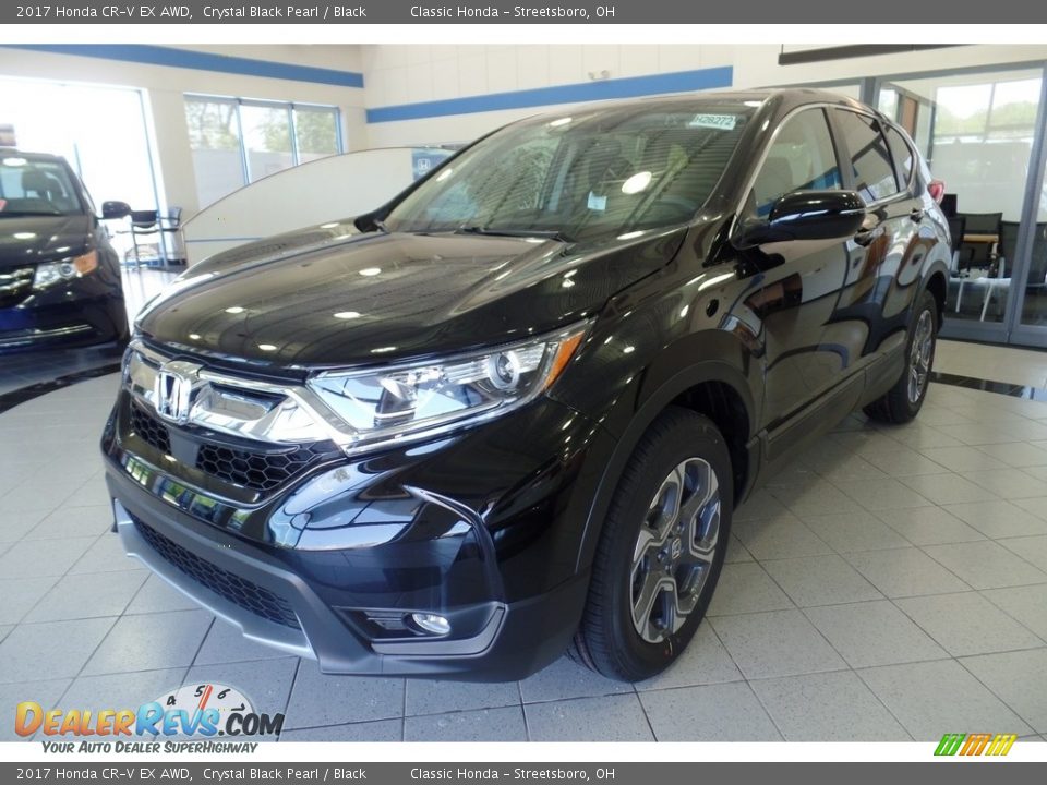 2017 Honda CR-V EX AWD Crystal Black Pearl / Black Photo #1