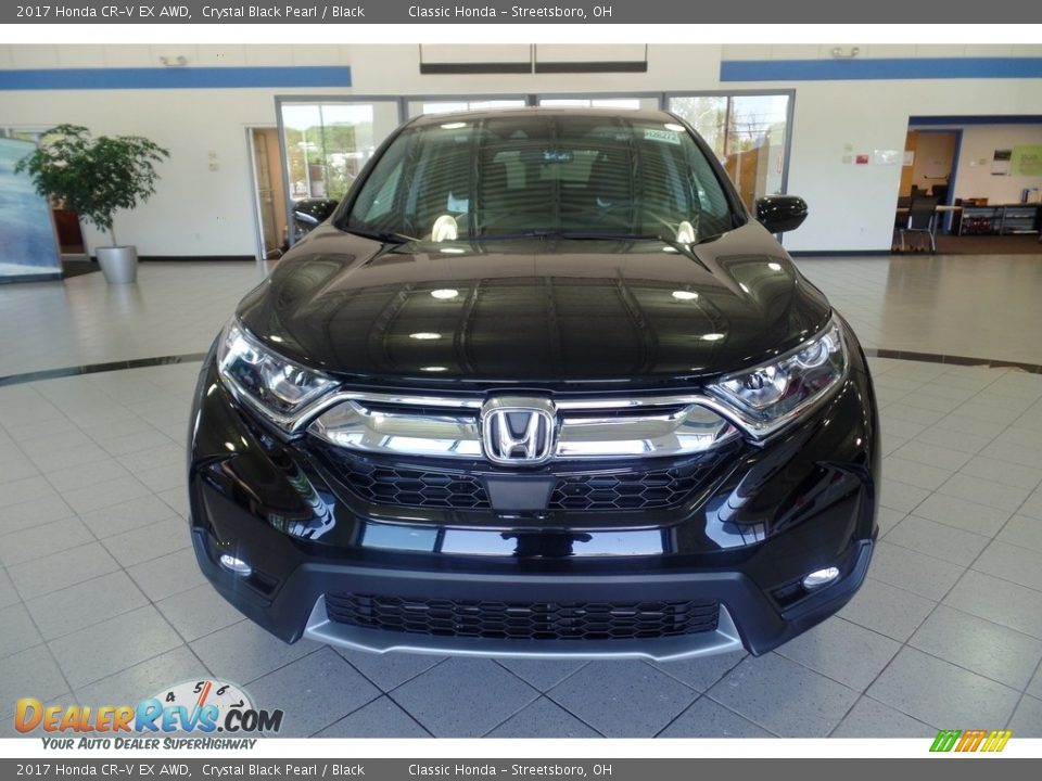 2017 Honda CR-V EX AWD Crystal Black Pearl / Black Photo #3