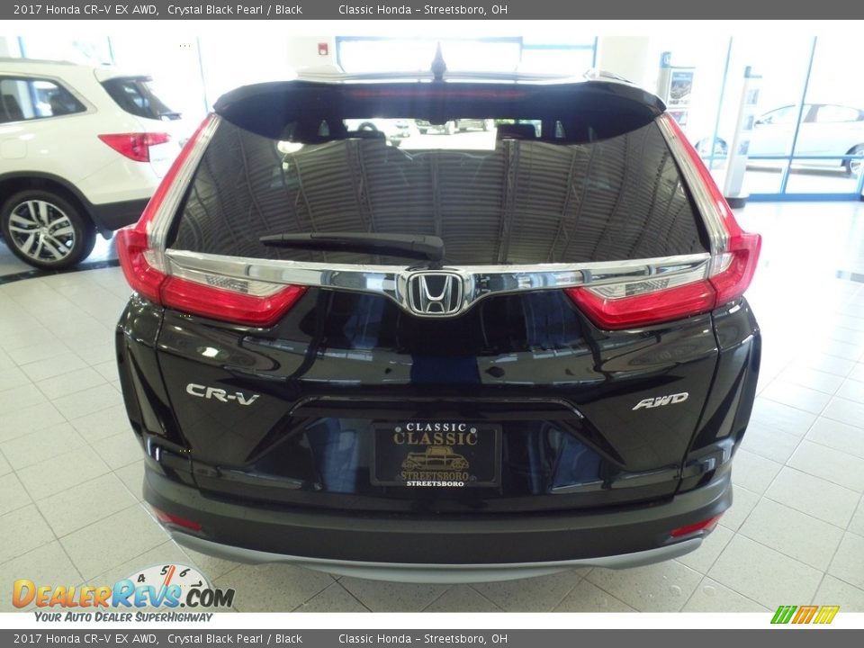 2017 Honda CR-V EX AWD Crystal Black Pearl / Black Photo #4