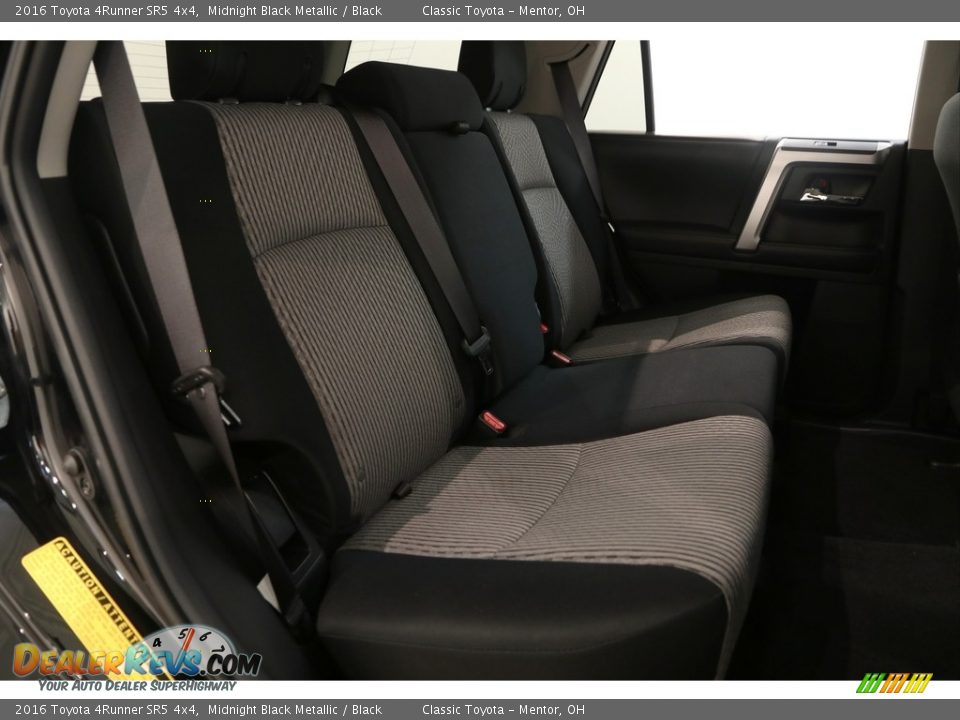 2016 Toyota 4Runner SR5 4x4 Midnight Black Metallic / Black Photo #14