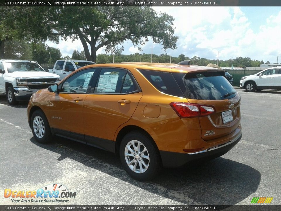 2018 Chevrolet Equinox LS Orange Burst Metallic / Medium Ash Gray Photo #3