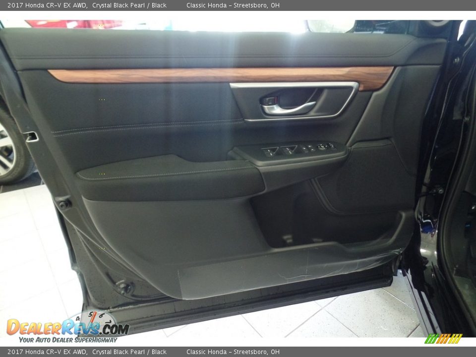 2017 Honda CR-V EX AWD Crystal Black Pearl / Black Photo #5