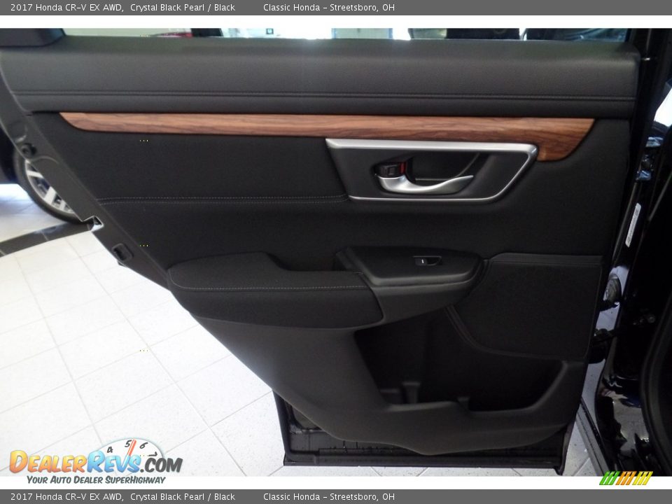 2017 Honda CR-V EX AWD Crystal Black Pearl / Black Photo #6