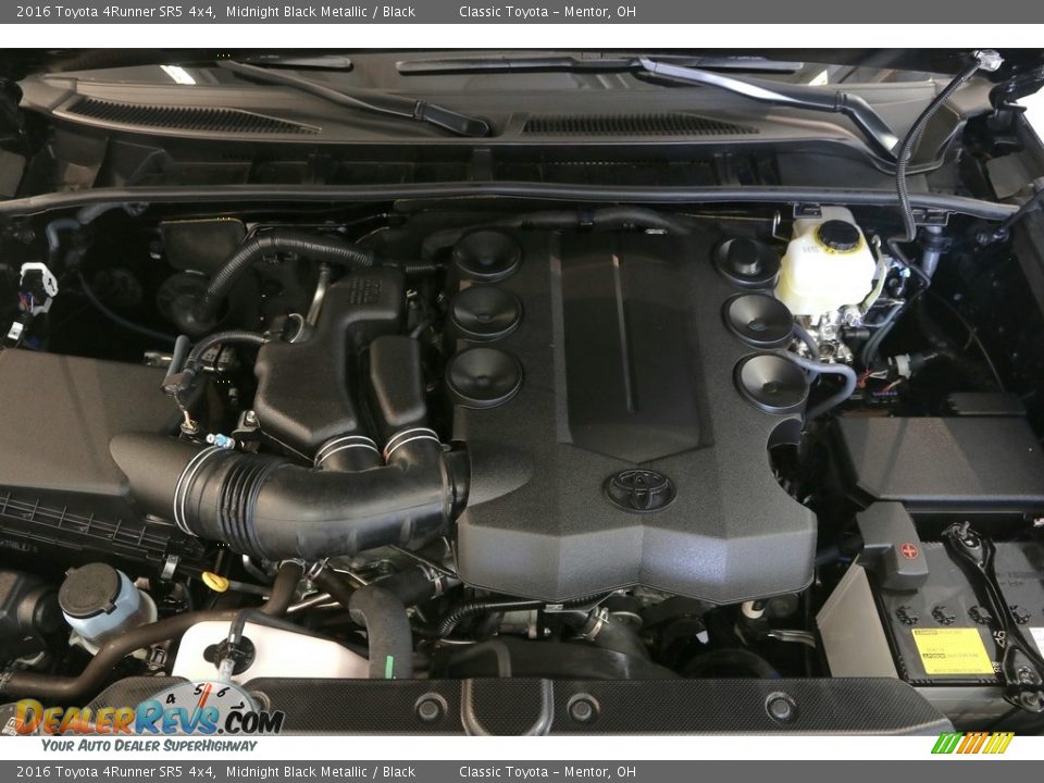 2016 Toyota 4Runner SR5 4x4 Midnight Black Metallic / Black Photo #17