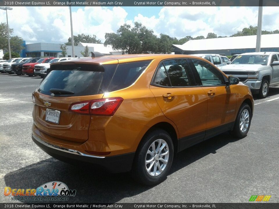2018 Chevrolet Equinox LS Orange Burst Metallic / Medium Ash Gray Photo #5