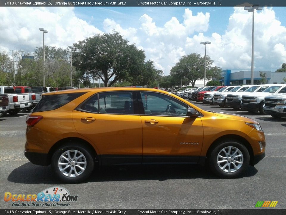 2018 Chevrolet Equinox LS Orange Burst Metallic / Medium Ash Gray Photo #6