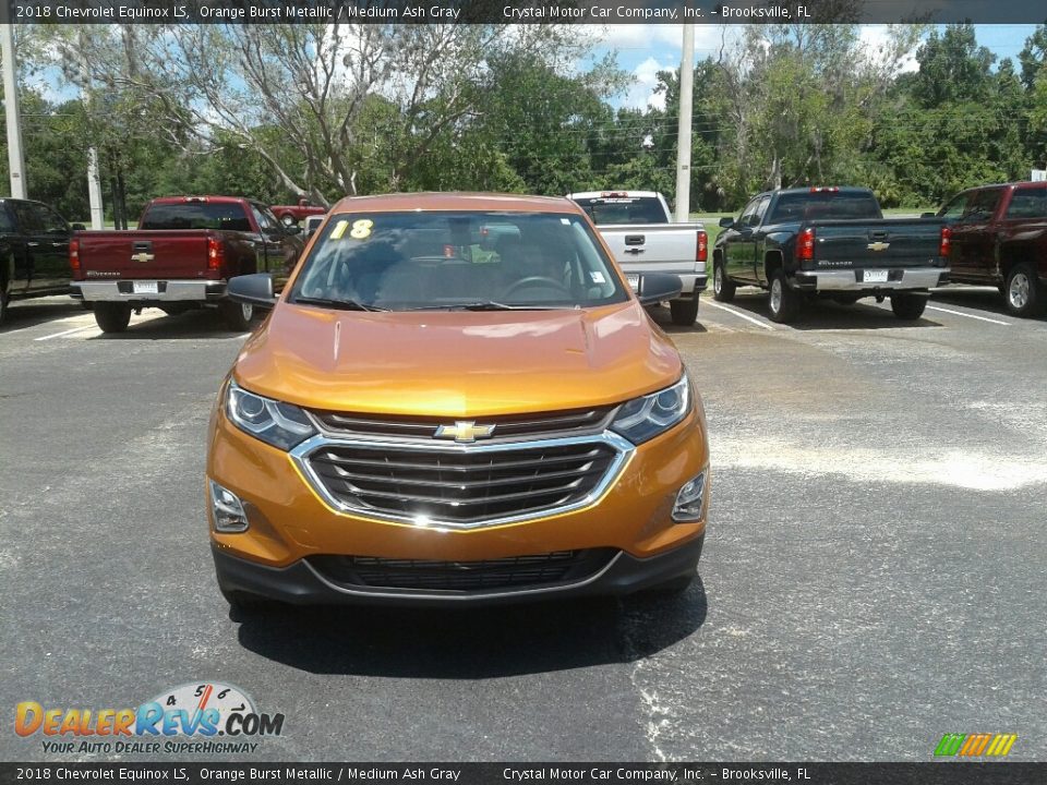 2018 Chevrolet Equinox LS Orange Burst Metallic / Medium Ash Gray Photo #8