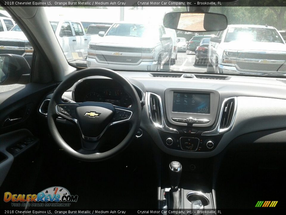 2018 Chevrolet Equinox LS Orange Burst Metallic / Medium Ash Gray Photo #13