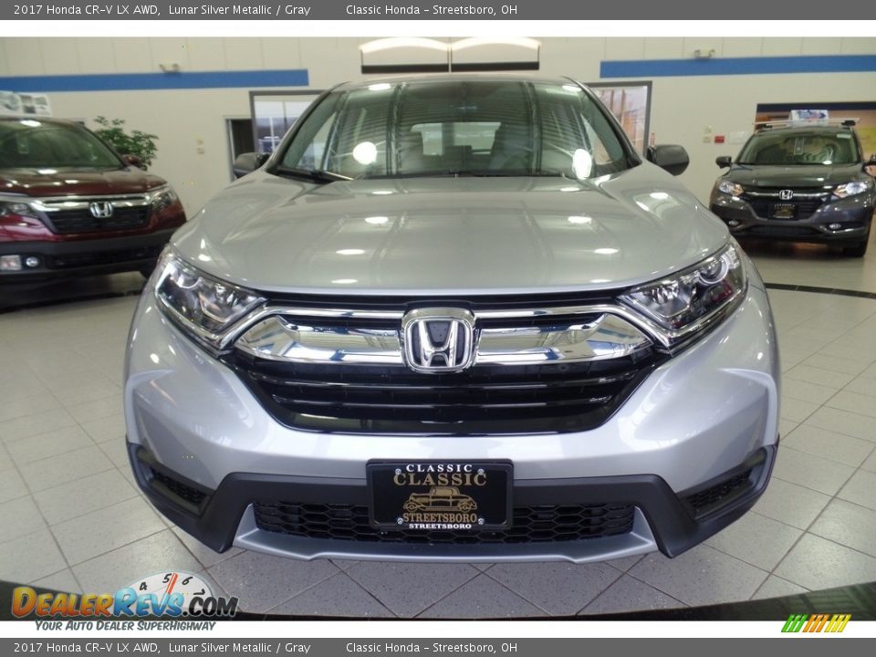 2017 Honda CR-V LX AWD Lunar Silver Metallic / Gray Photo #3