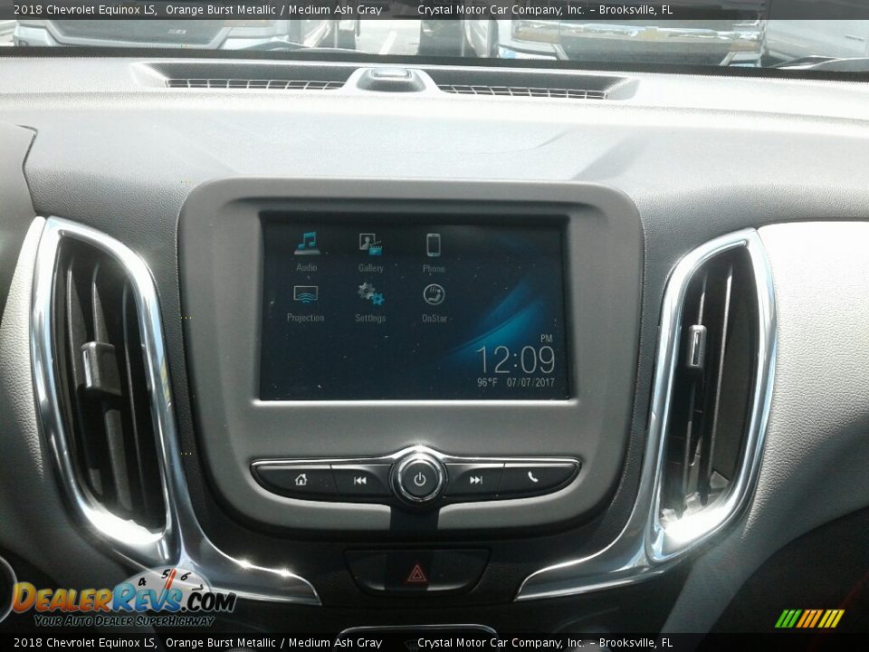 2018 Chevrolet Equinox LS Orange Burst Metallic / Medium Ash Gray Photo #15