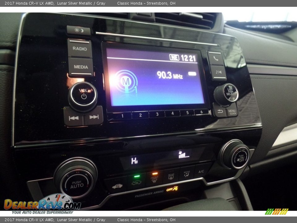 2017 Honda CR-V LX AWD Lunar Silver Metallic / Gray Photo #11
