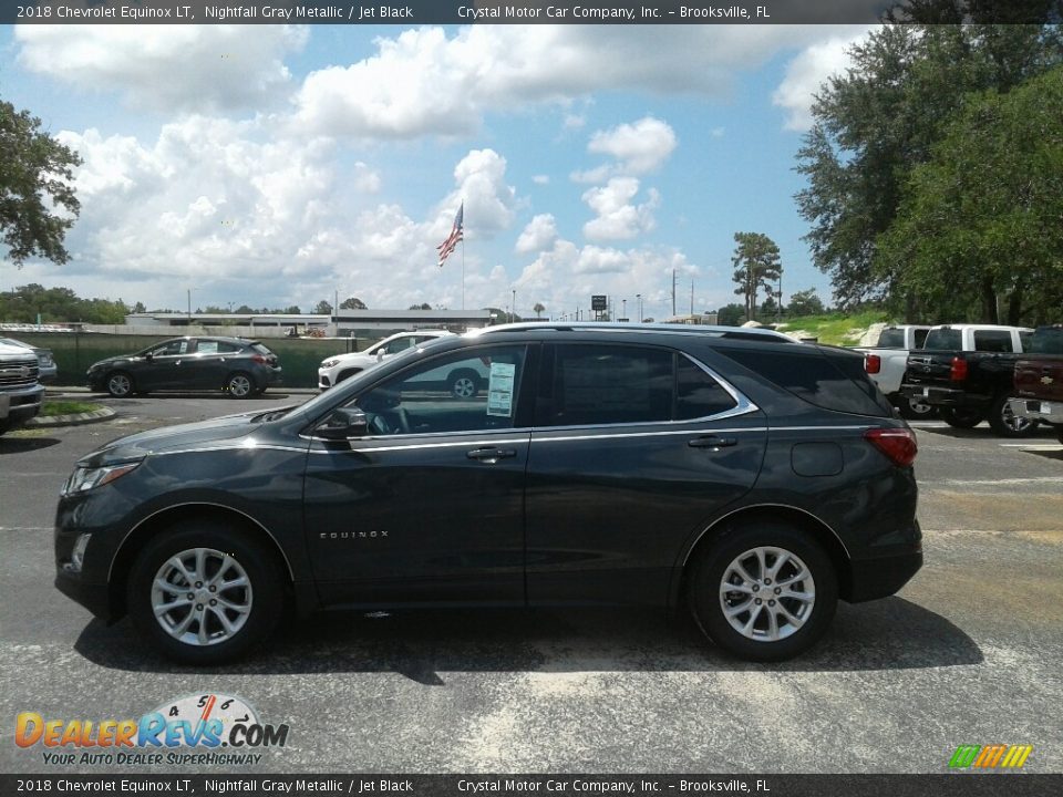 2018 Chevrolet Equinox LT Nightfall Gray Metallic / Jet Black Photo #2