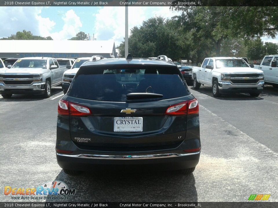 2018 Chevrolet Equinox LT Nightfall Gray Metallic / Jet Black Photo #4