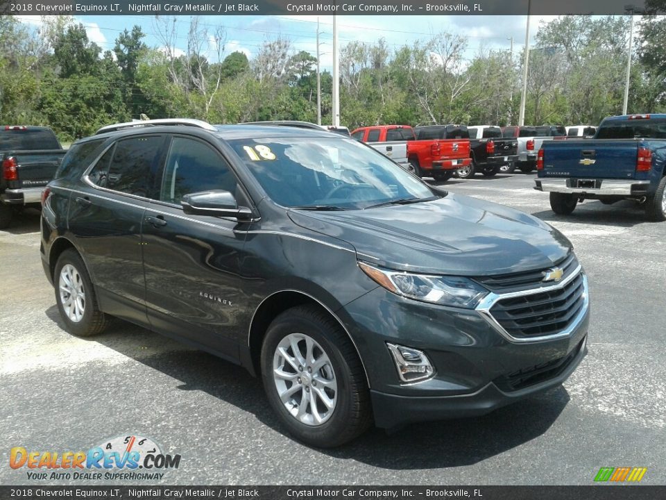 2018 Chevrolet Equinox LT Nightfall Gray Metallic / Jet Black Photo #7