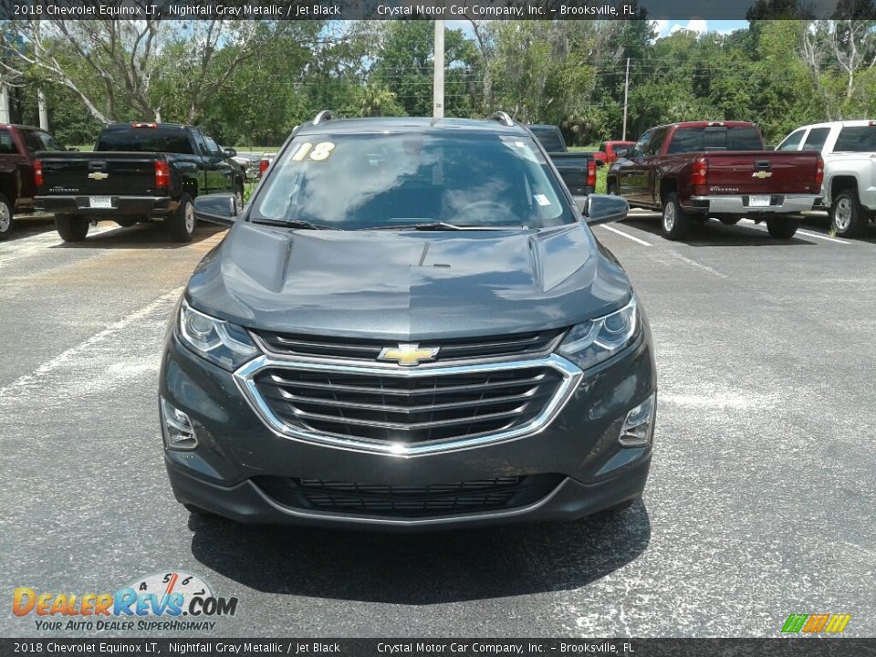 2018 Chevrolet Equinox LT Nightfall Gray Metallic / Jet Black Photo #8