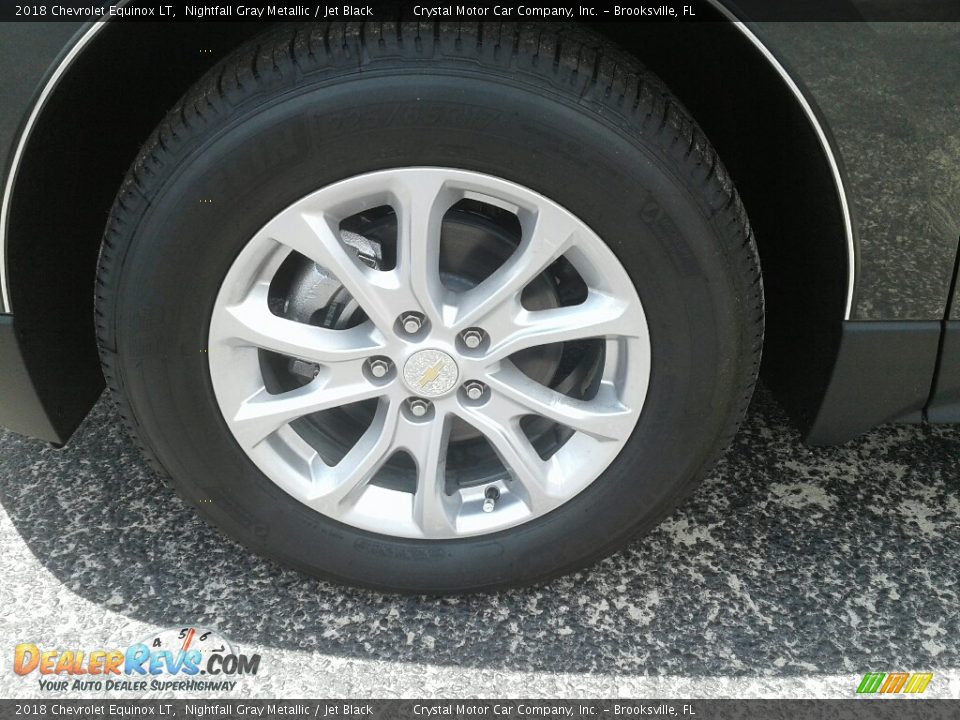 2018 Chevrolet Equinox LT Nightfall Gray Metallic / Jet Black Photo #20