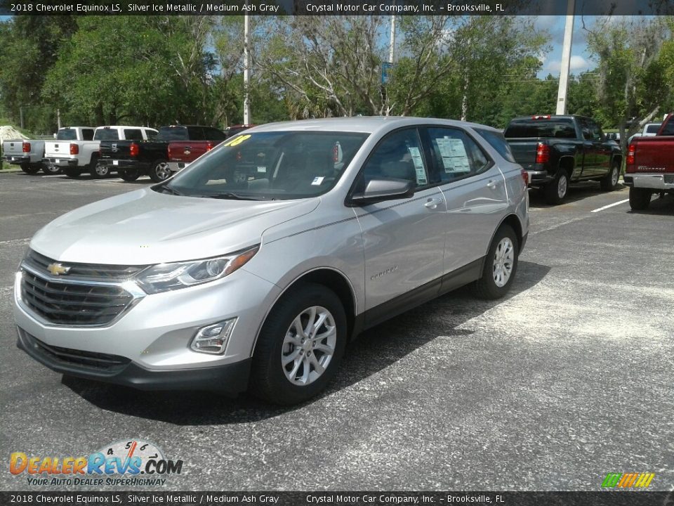 2018 Chevrolet Equinox LS Silver Ice Metallic / Medium Ash Gray Photo #1