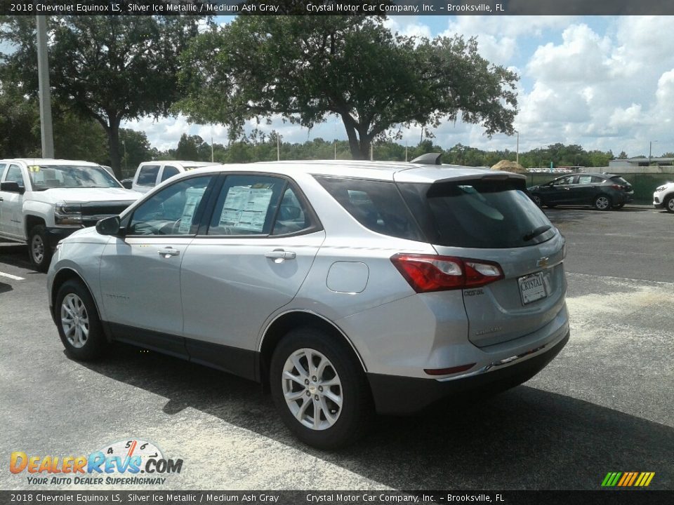 2018 Chevrolet Equinox LS Silver Ice Metallic / Medium Ash Gray Photo #3