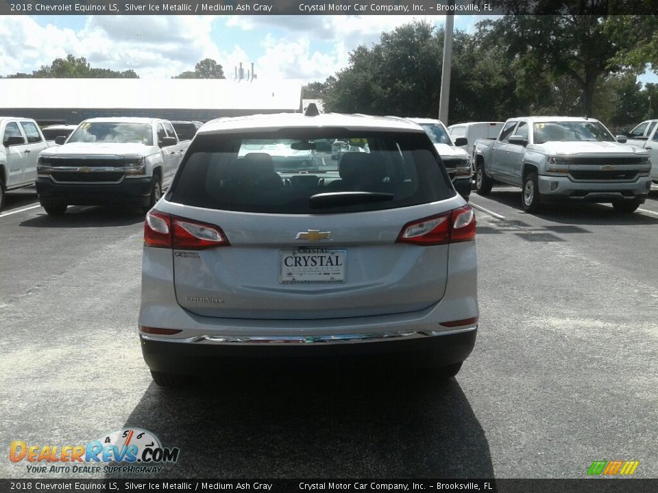 2018 Chevrolet Equinox LS Silver Ice Metallic / Medium Ash Gray Photo #4