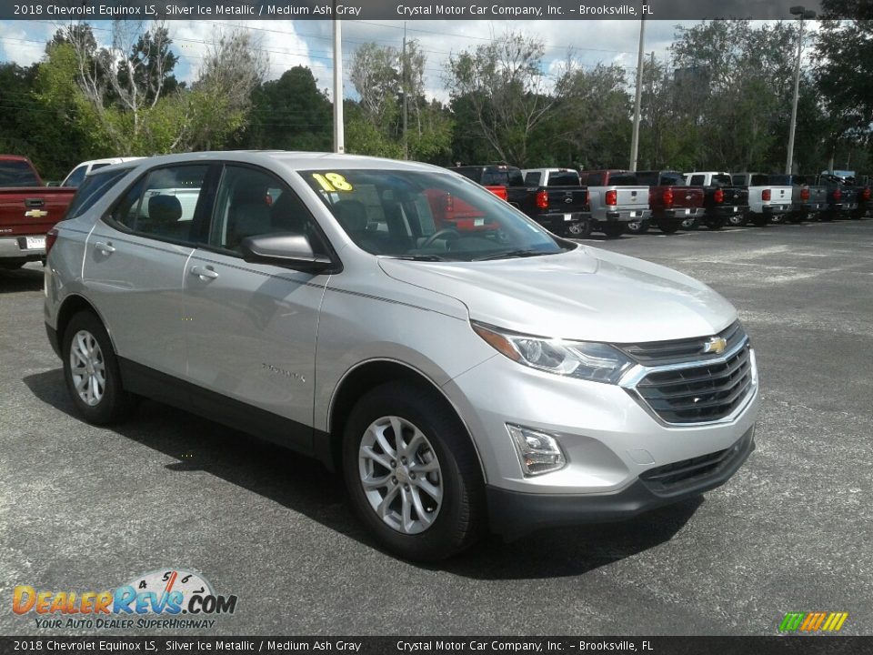 2018 Chevrolet Equinox LS Silver Ice Metallic / Medium Ash Gray Photo #7