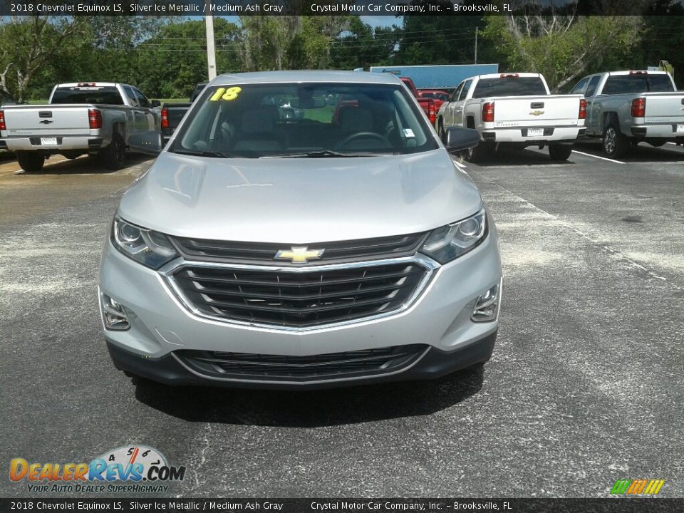 2018 Chevrolet Equinox LS Silver Ice Metallic / Medium Ash Gray Photo #8