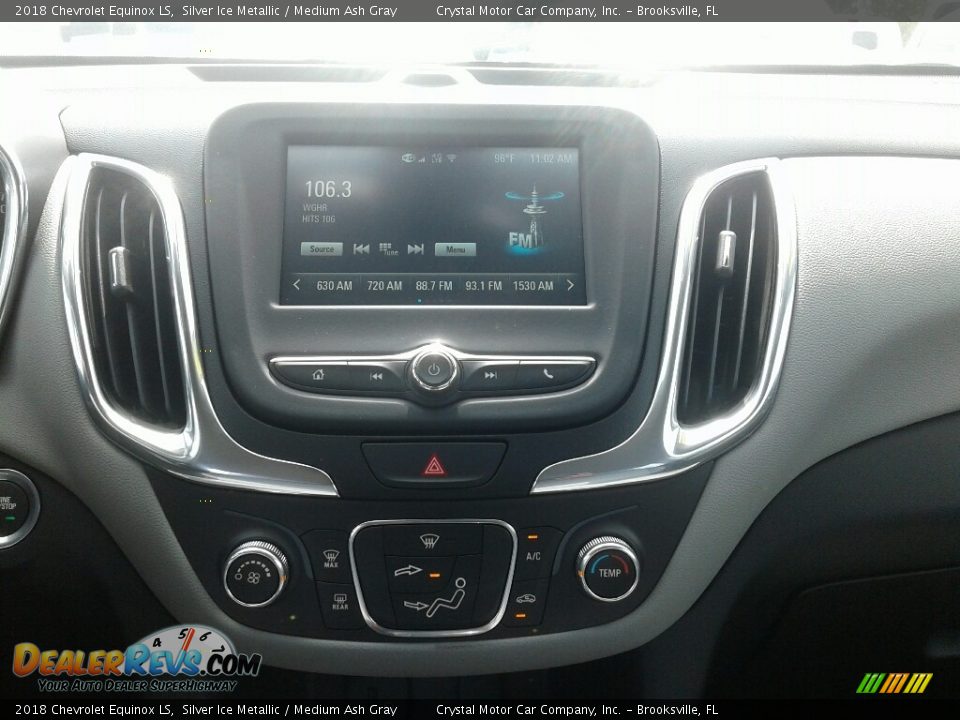 2018 Chevrolet Equinox LS Silver Ice Metallic / Medium Ash Gray Photo #15