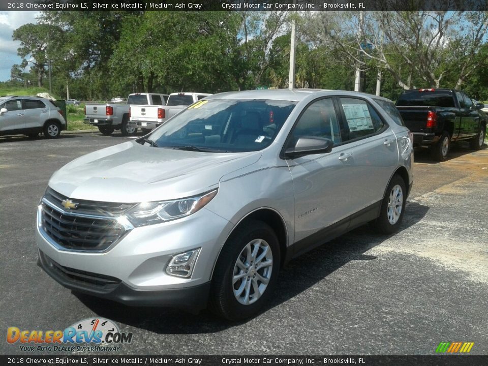 2018 Chevrolet Equinox LS Silver Ice Metallic / Medium Ash Gray Photo #1