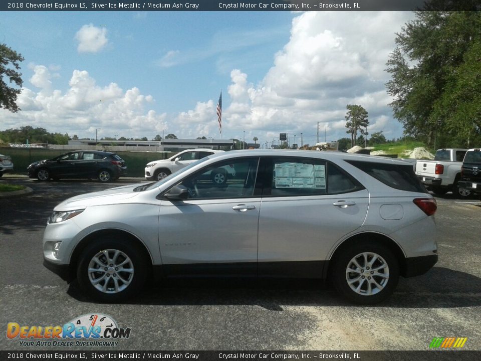 2018 Chevrolet Equinox LS Silver Ice Metallic / Medium Ash Gray Photo #2