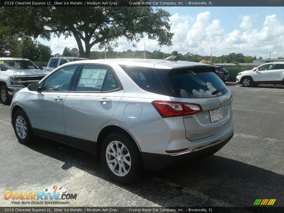 2018 Chevrolet Equinox LS Silver Ice Metallic / Medium Ash Gray Photo #3