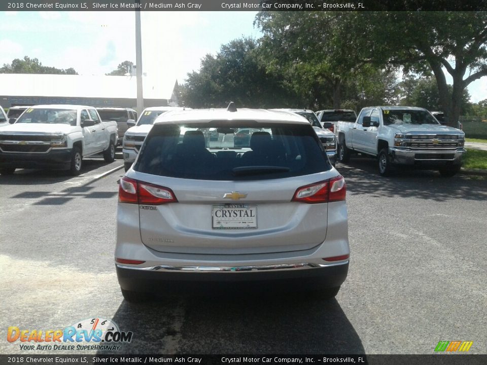 2018 Chevrolet Equinox LS Silver Ice Metallic / Medium Ash Gray Photo #4