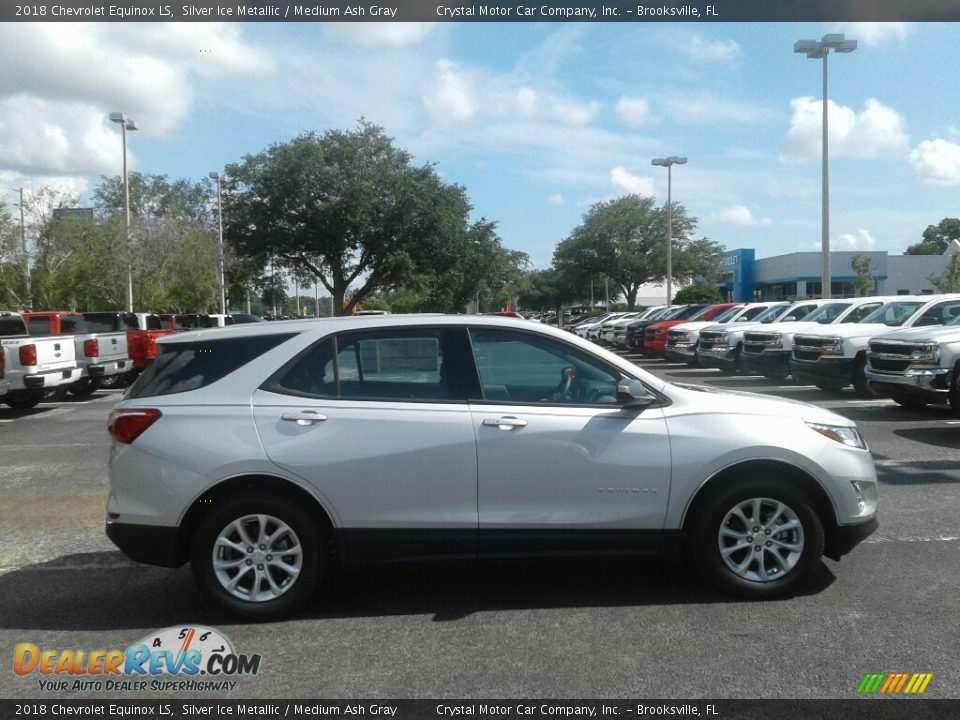 2018 Chevrolet Equinox LS Silver Ice Metallic / Medium Ash Gray Photo #6