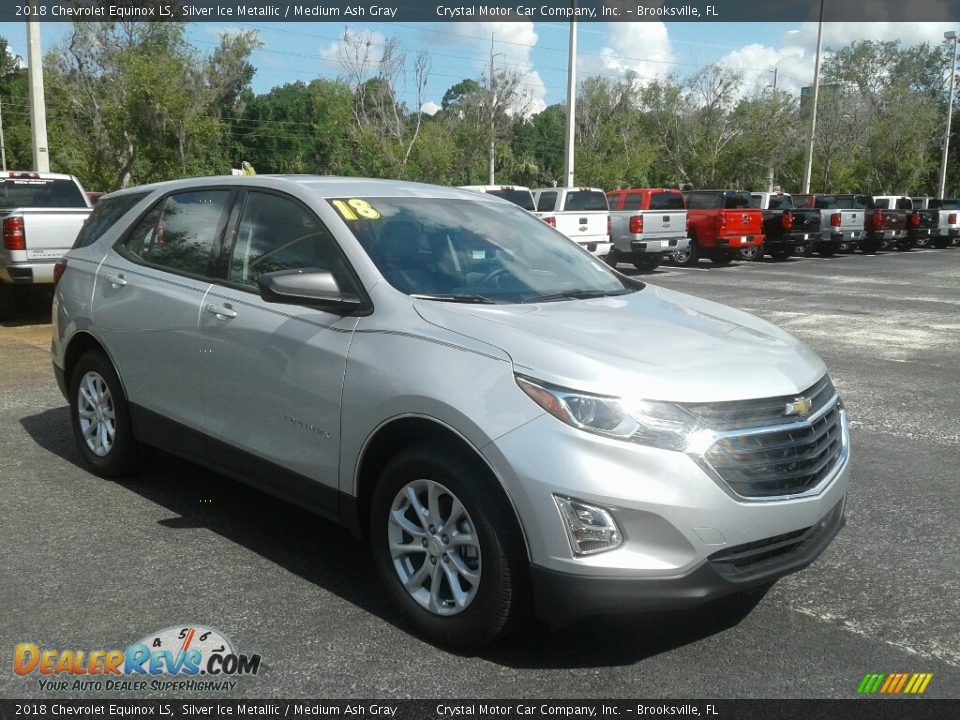 2018 Chevrolet Equinox LS Silver Ice Metallic / Medium Ash Gray Photo #7