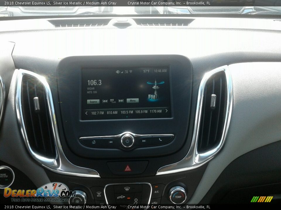 2018 Chevrolet Equinox LS Silver Ice Metallic / Medium Ash Gray Photo #15