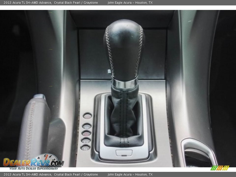 2013 Acura TL SH-AWD Advance Crystal Black Pearl / Graystone Photo #32