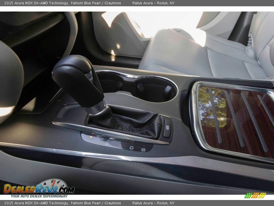 2015 Acura MDX SH-AWD Technology Fathom Blue Pearl / Graystone Photo #17