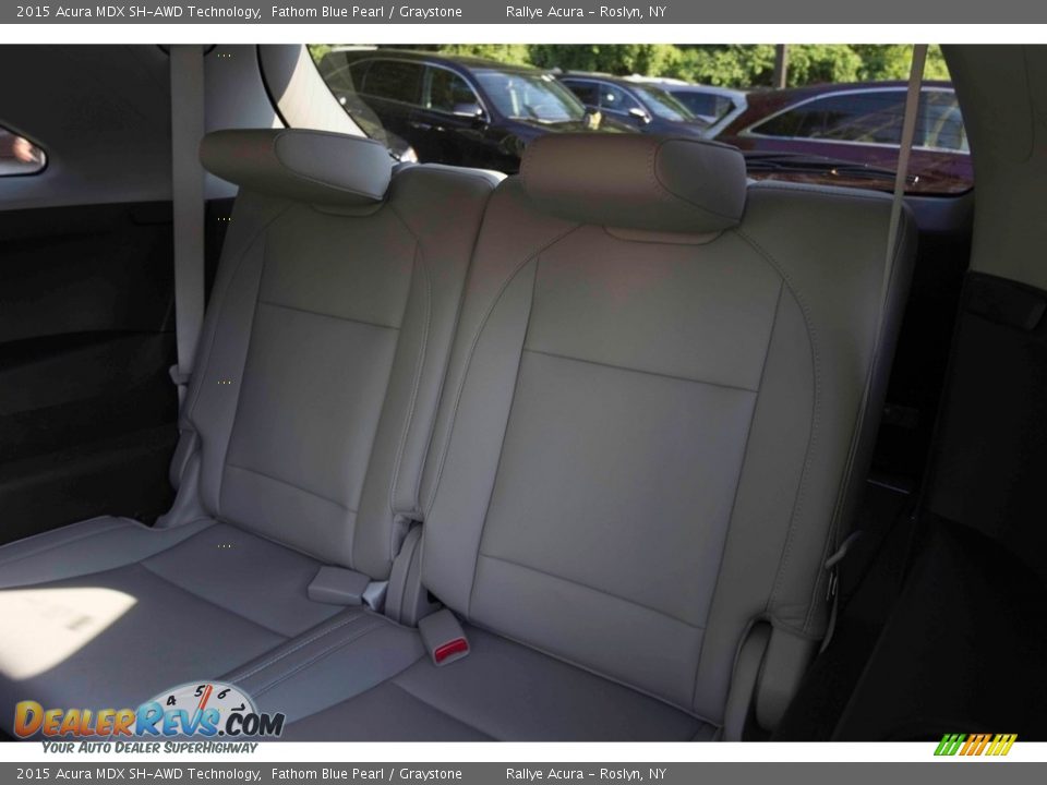 2015 Acura MDX SH-AWD Technology Fathom Blue Pearl / Graystone Photo #19