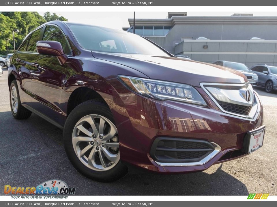 2017 Acura RDX AWD Basque Red Pearl II / Parchment Photo #1