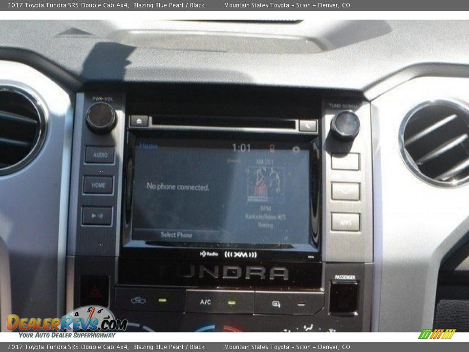 2017 Toyota Tundra SR5 Double Cab 4x4 Blazing Blue Pearl / Black Photo #6
